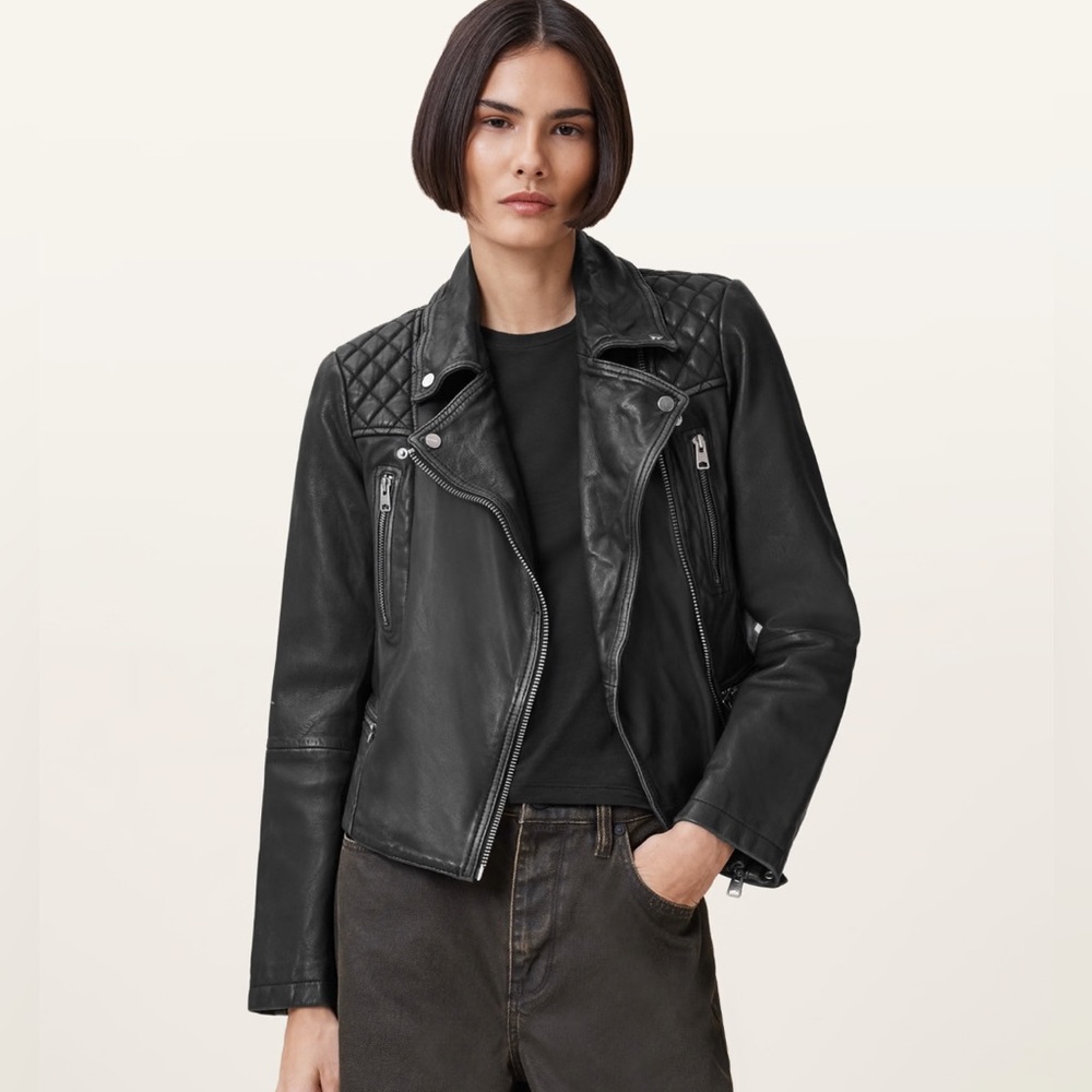 All Saints leather jacket